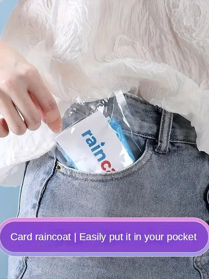 ULTIMATE REUSABLE RAIN PROTECTION: THE REUSABLE POCKET RAIN COAT