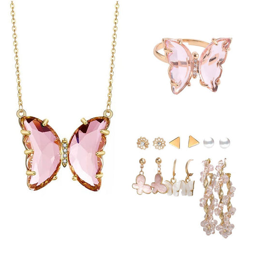 Elegant Gold Plated Jewellery Set